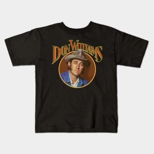 Don Williams ))(( Classic Country Icon Tribute Kids T-Shirt